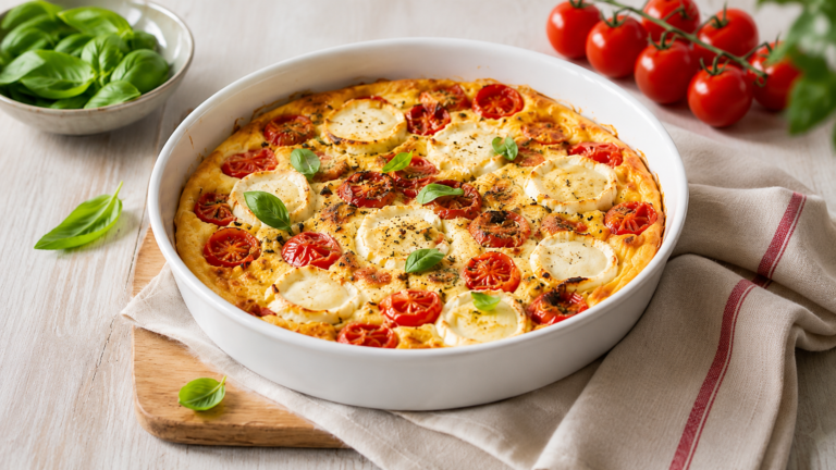 Clafoutis ai Pomodorini e Formaggio di Capra: la Ricetta Facile e Gustosa